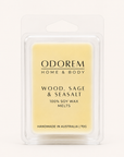 Wood, sage & sea salt - Wax Melts 70g