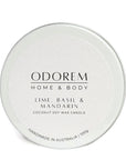 Lime, Basil & Mandarin - Candle tin 100g