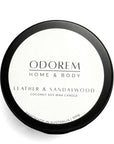 Leather & Sandalwood - Candle tin 100g