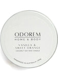 Vanilla & Sweet orange - Candle tin 100g