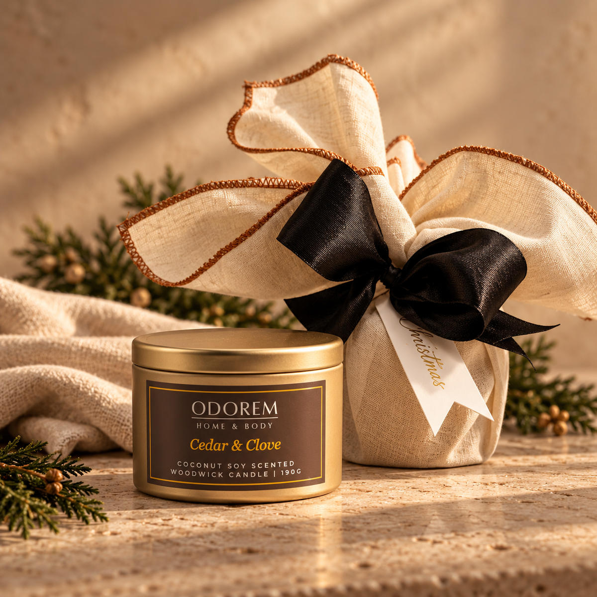Cedar &amp; Clove - Christmas Tin