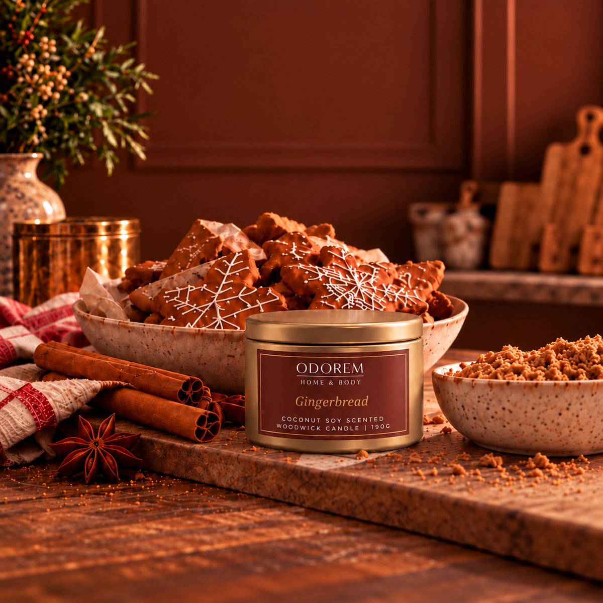 Gingerbread - Christmas Tin